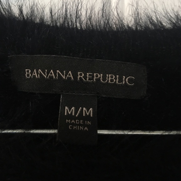 Banana Republic Eyelash Sweater midnight blue size medium excellent condition - Picture 2 of 9